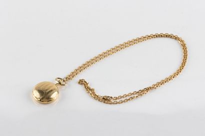 Montre pendentif, savonnette CLYDA, en plaqué...
