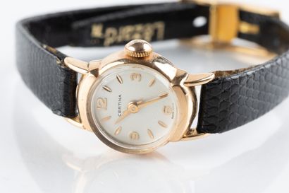 CERTINA, - vers 1960/65. 
Montre bracelet...