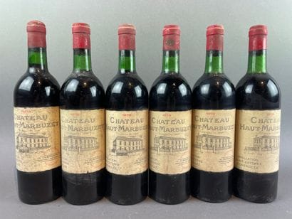 6 btls Château Haut-Marbuzet 1978 - Saint-Estèphe...