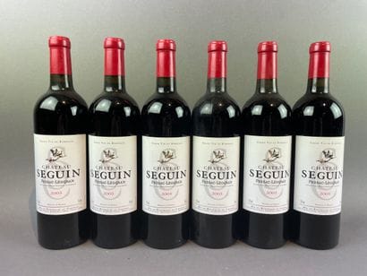 12 btls Château Seguin 2005 - Pessac-Léo...