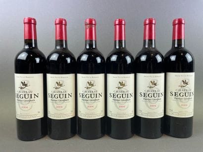 12 btls Château Seguin 2004 - Pessac-Léognan...
