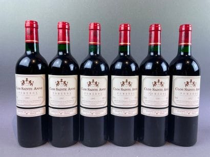 10 btls Clos Saint-Anne 1997 - Pomerol (...
