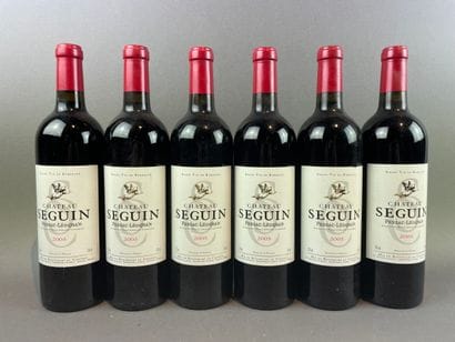 12 btls Château Seguin 2005 - Pessac-Léo...