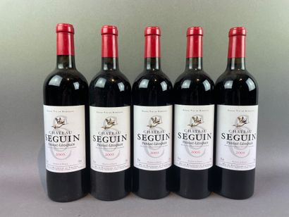 11 btls Château Seguin 2005 - Pessac-Léo...