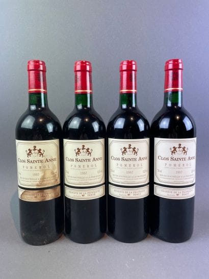 10 btls Clos Saint-Anne 1997 - Pomerol (...