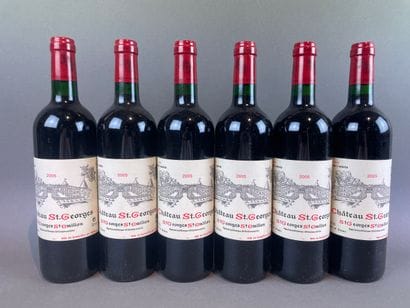 12 btls Château Saint-Georges 2005 - Saint-Georges...