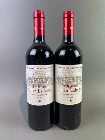 2 btls Château Lilian Ladouys 2020 - Sai...