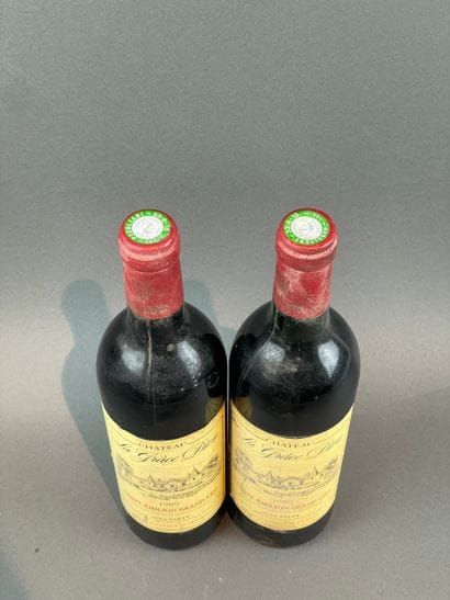 2 btls Château La Grâce Dieu 1989 - Saint-Emilion...