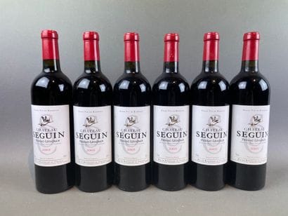 12 btls Château Seguin 2005 - Pessac-Léo...
