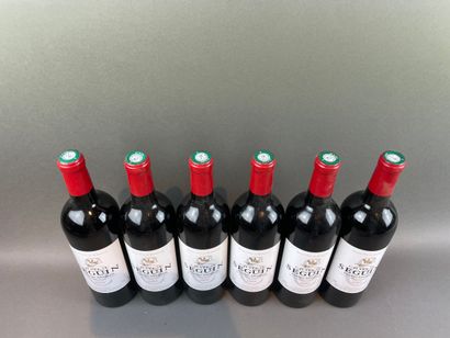 12 btls Château Seguin 2005 - Pessac-Léo...