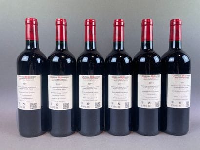 6 btls Château Saint-Georges 2011 - Saint-Georges...
