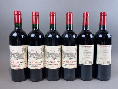6 btls Château Saint-Georges dont 4 btls...