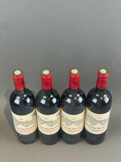 4 btls Château Saint-Georges 2004 - Saint-Georges...