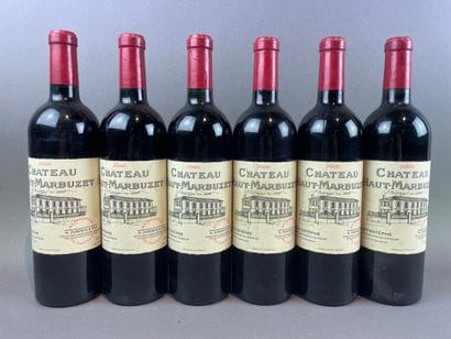 6 btls Château Haut-Marbuzet 2000 - Saint-Estèphe...