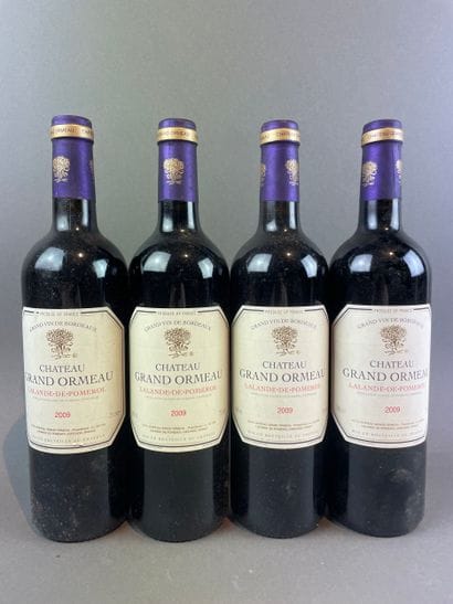 10 btls Château Grand Ormeau 2009 - Lala...