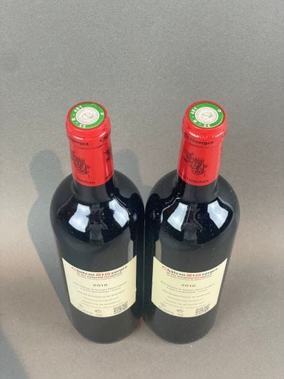 2 btls Château Saint-Georges 2010 - Saint-Georges...