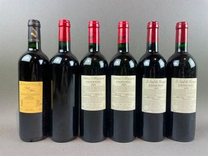 6 btls dont 1 btl Fugue de Nénin 2005 - Pomerol,...