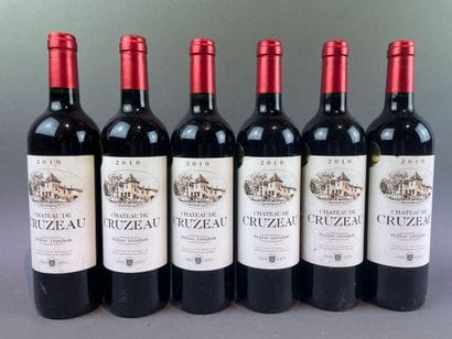 9 btls Château de Cruzeau 2010 - Pessac-...