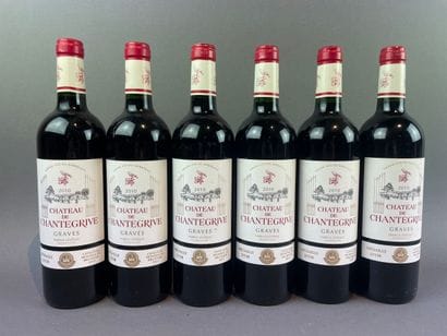 6 btls Château de Chantegrive 2010 - Gra...