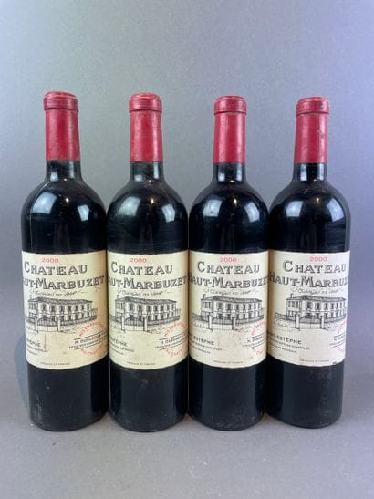 4 btls Château Haut-Marbuzet 2000 - Saint-Estèphe...