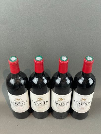 10 btls Château Seguin 2004 - Pessac-Léognan...