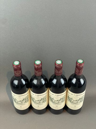 4 btls Château Carbonnieux 2000 - Pessac...