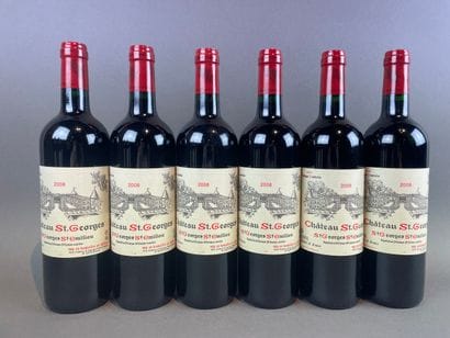 12 btls Château Saint-Georges 2008 - Saint-Georges...