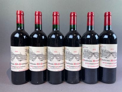 6 btls Château Saint-Georges dont 4 btls...