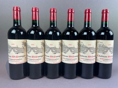 12 btls Château Saint-Georges 2005 - Saint-Georges...