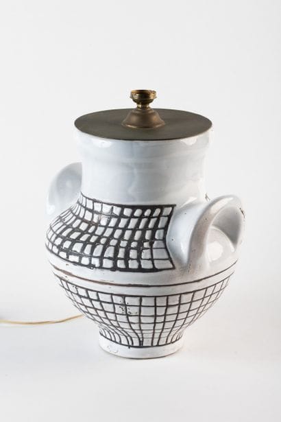 Roger CAPRON (1922–2006)
Large white-glazed...