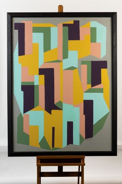 Flore CIVAN GIUDICELLI (Née en 1930)
Abstraction...
