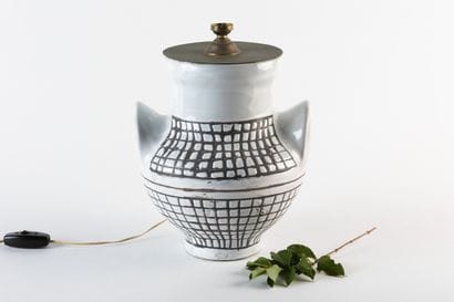 Roger CAPRON (1922–2006)
Large white-glazed...