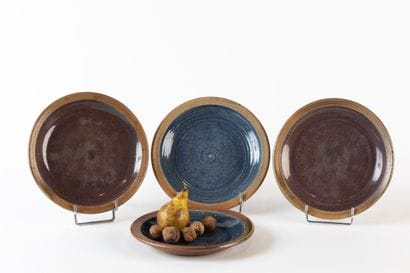 Alain MAGNE (born in 1958)
2 pairs of glazed...