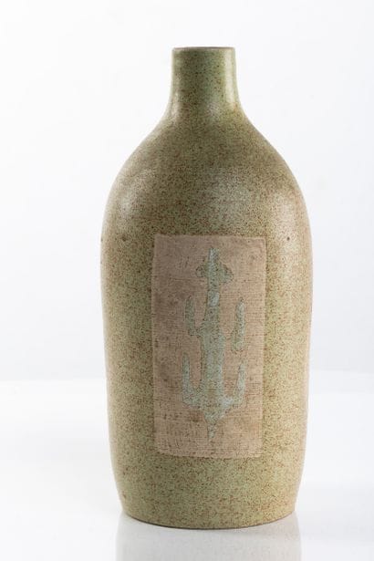 Serge JAMET (1959-2018)
Ceramic bottle vase...