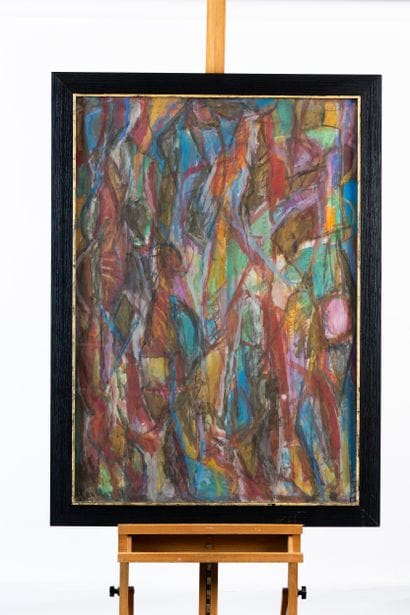David LAN-BAR (1912-1987)
« Abstraction »,...