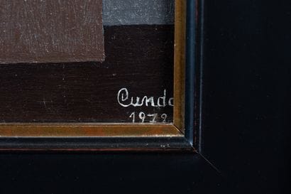 Claude CUNDA (Né en 1915) 
« Abstraction...