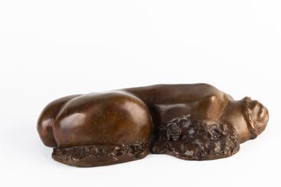 Jeanne d'ALES (20th century)
Crouching Woman
Bronze...