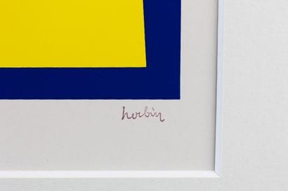 Auguste HERBIN (1882–1960) 
“Geometric Abstraction”
Silkscreen...