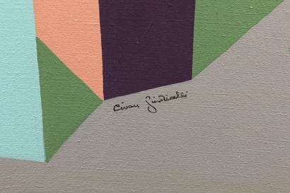 Flore CIVAN GIUDICELLI (Née en 1930)
Abstraction...