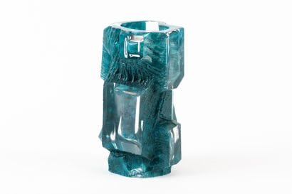 DAUM France
“Argos” vase in molded crystal,...