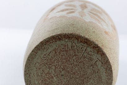 Serge JAMET (1959-2018)
Ceramic bottle vase...