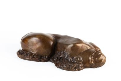 Jeanne d'ALES (20th century)
Crouching Woman
Bronze...