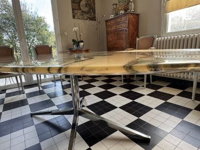 Florence KNOLL (1917-2019)
Grande table modèle...