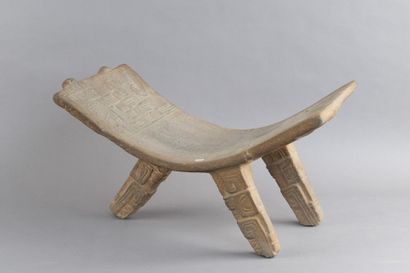 Metate. A table used for grinding corn. The...