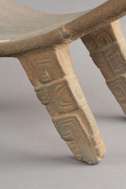 Metate. A table used for grinding corn. The...