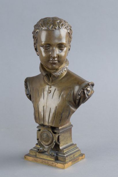 BOSIO
Henry IV as a child
Patinated bronze
Height:...