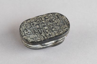 Heart scarab with a text—probably taken from...