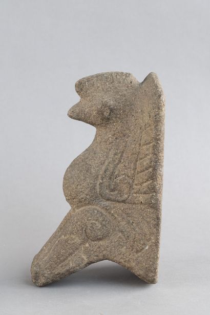 A Palma depicting a bird with outstretched...
