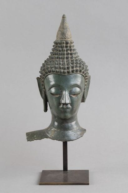 LAOS - XVIIe/XVIIIe siècle
Tête de bouddha...