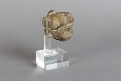 Zoomorphic weapon-shaped object depicting...